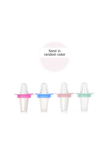 Qingmipy Bebek İlaç Verme Aparatı: Yumuşak Emzikli, 10ml Ölçü Kapaklı, Renk Seçeneği İle Kolay Ve Güvenli İlaç Kullanımı