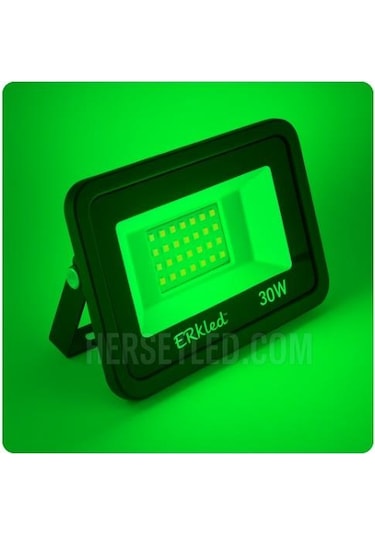 Erk 30w Yeşil Led Projektör 220v Erk-3730 Y Yeşil