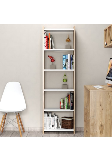 Tanmob Kitaplık Çam-Beyaz - Ktb0103