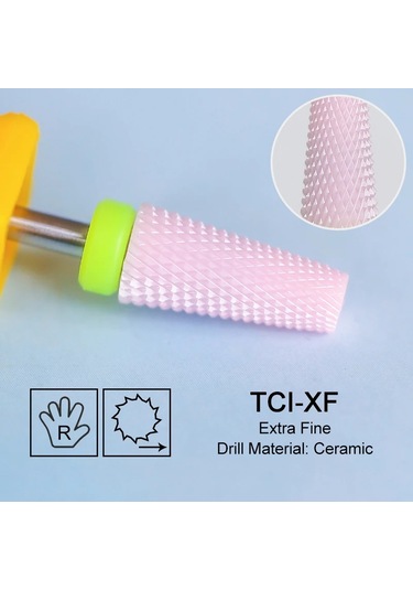 Seramik Freze Kesici Alev Karbür Tırnak Matkap Uçları Pembe Jel Sökücü Elektrikli Makine Matkaplar Parlatma Soyma Çivi Sanat Araçları Siyah 1 Kat