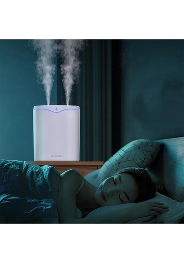 Novahub 2000 Ml Usb Hava Nemlendirici, Aromaterapi, Çift Sprey Portu, Serin Mist Maker, Ev Ve Ofis İçin, Pembe