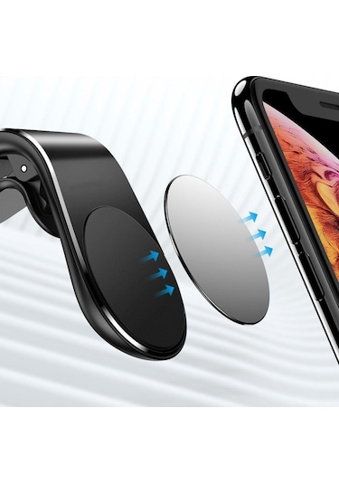 Araç içi Mıknatıslı Telefon Tutucu L Model