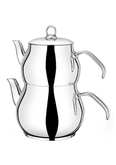 Yunusoğlu Home Hüma Midi Boy Çelik Çaydanlık Takımı Diğer