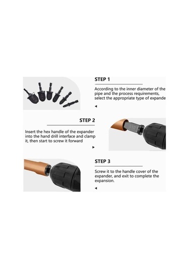 Besthome1 Suntek Klima Bakır Boru Genişletici Manuel Swage Profesyonel Kullanım 0.5 MM