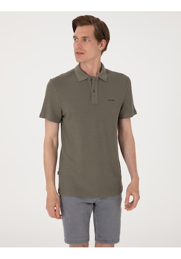 Pierre Cardin Erkek Haki Tişört 50309946-vr027 Haki