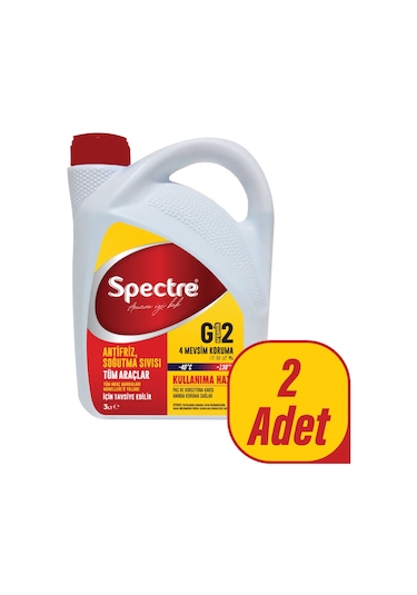 2 Adet Fiat Uyumlu G12 Kırmızı Antifriz