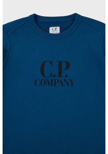 C.p. Company Çocuk Sweat 10ckss058 003569w 870 Saks Saks Mavi C.p. Company Çocuk Sweat 10ckss058 003569w 870 Saks Saks Mavi