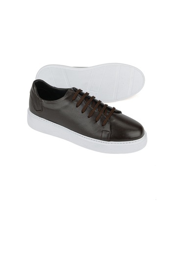 Ziya Erkek Hakiki Deri Sneaker 161423z514 Kahve 161423z514 300 40