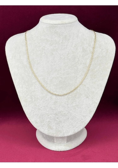 14 K Renginde Minimal Ataç Şekilli Gold Kolye Gold