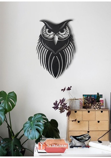 Owl Lazer Kesim Metal Tablo