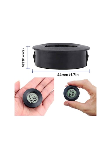 Springsun İç Mekan Sensörlü Termometre & Nem Ölçer: -0 C-50 C %10-%99 Rh - Ev, Sera, Bodrum, Evcil Hayvanlar