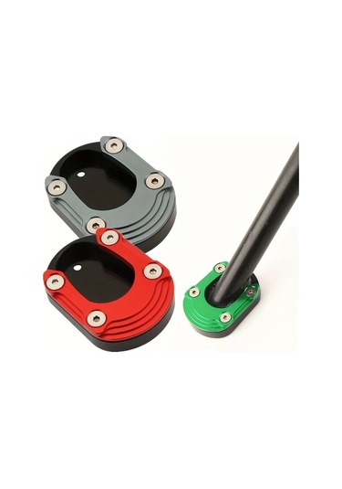 Dashanshop Kawasaki Eliminator 500 Zh2 Nınja Z400 Versys 650 Kırmızı Yan Sehpa Uzantılı Destek Pabuç