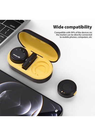 Didadodo Kablosuz Manyetik Mikrofon Seti - Gürültü Azaltmalı, Şarjlı Kutusu İle Canlı Yayın Ve Kayıt İçin