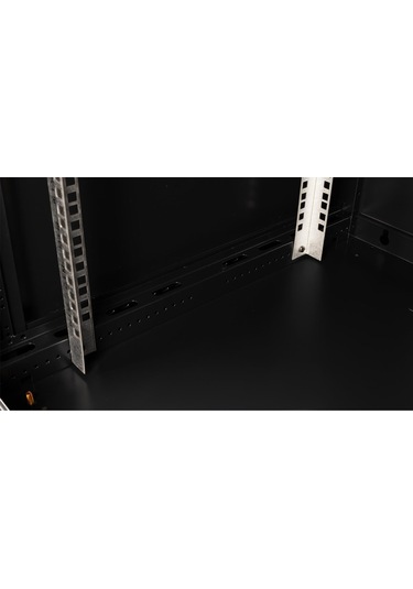 Lande - 12u 19" Duvar Tipi Rack Kabinet Genişlik: 600 Mm Derinlik: 600 Mm Siyah