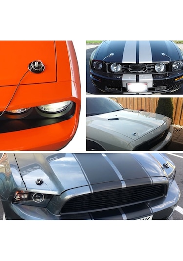 Sones Xh-6041 Araba Evrensel Modifiye Alüminyum Alaşımlı Motor Kaputu Kilit Kapağı Mavi