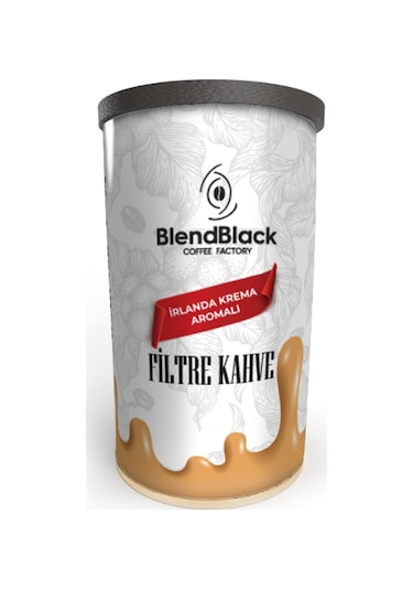 Blendblack İrlanda Kreması Aromalı Filtre Kahve Teneke Kutu 250 G