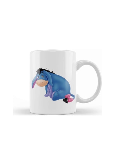 Winnie The Pooh Eeyore Kupa Bardak Porselen Karışık