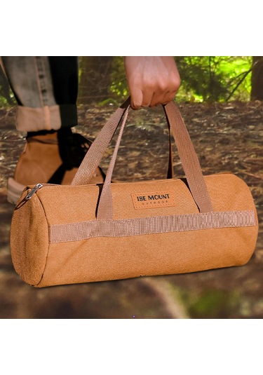 Suntek Çadır Kazıkları Saklama Çantası Kamp Peg Kahverengi Kahverengi