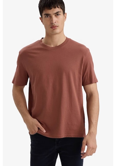 Defacto %100 Pamuk Basic Tarçın Erkek T-shirt V7699az/bn496 Tarçın Defacto %100 Pamuk Basic Tarçın Erkek T-shirt V7699az/bn496 Tarçın