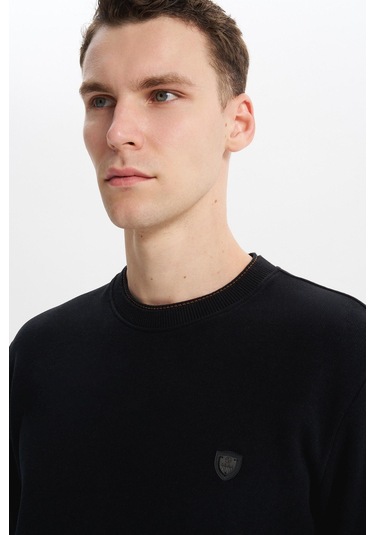 Arma Erkek Regular Fit Örme Selanik Sweatshirt %65 Pamuk %35 Polyester, Karbon Fırçalı, Basic Bisiklet Yaka K30124699002 Siyah Arma Erkek Regular Fit Örme Selanik Sweatshirt %65 Pamuk %35 Polyester, Karbon Fırçalı, Basic Bisiklet Yaka K30124699002 Siyah