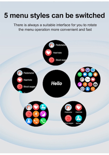 Springsun 360x360 Çözünürlük Bluetooth Konuşma Spor Sağlık Akıllı Saat (İthalatçı Garantili)