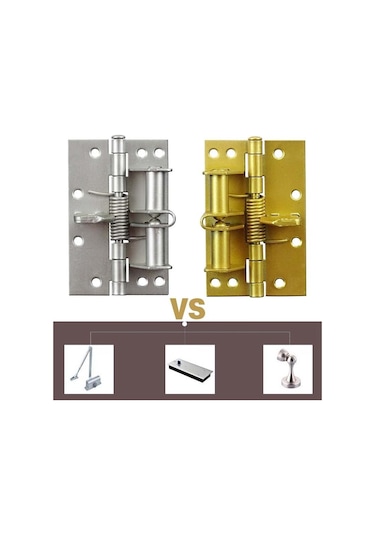 Dolap Gardırop İçin Otomatik Kapı Kapatıcı Menteşeleri, Gümüş