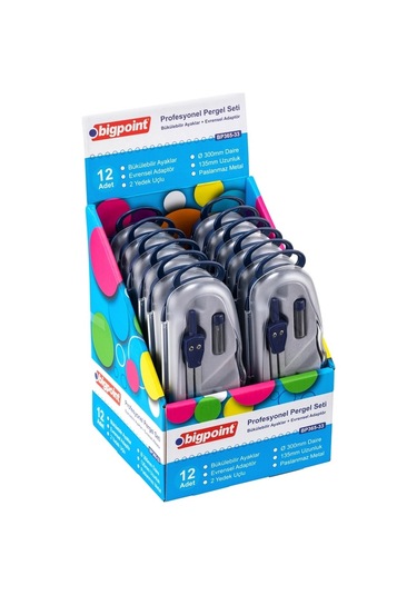 Bigpoint Metal Pergel Seti Çift Ayağı Bükülebilir 3'lü Set 12'li Stand