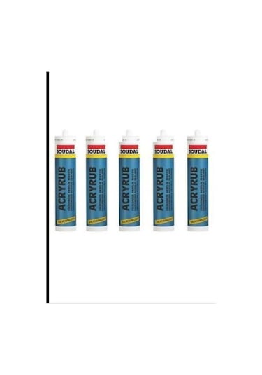 Silikonize Mastik 500gr Beyaz 5 Adet