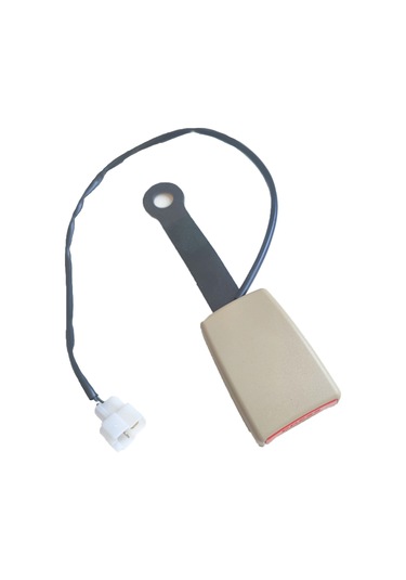 Suofeng Araç Emniyet Kemeri Kilitli Soketi, 175mm, 2-2.2cm Genişliğe Uygun, Kamyon-otobüs-otomobil İçin, Dayanıklı Çelik, Bej