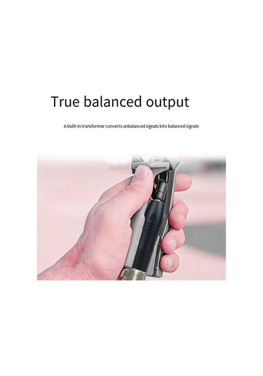 3,5 Mm Trs Dişi - Erkek Xlr Dengeli Adaptör, Ses Adaptörü Phantom Power 3'e Dönüştürür