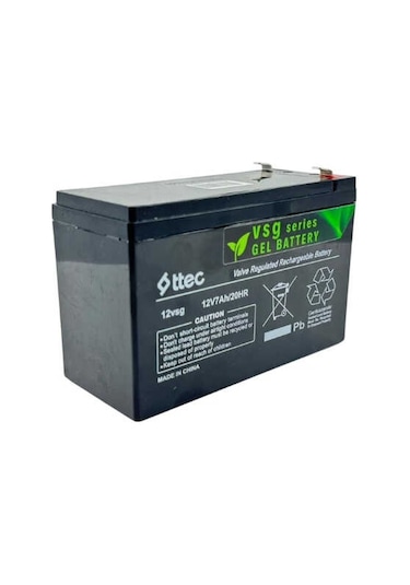 Ttec Jel Akü 12v 7ah, Güneş Paneli Sistemleri İçin