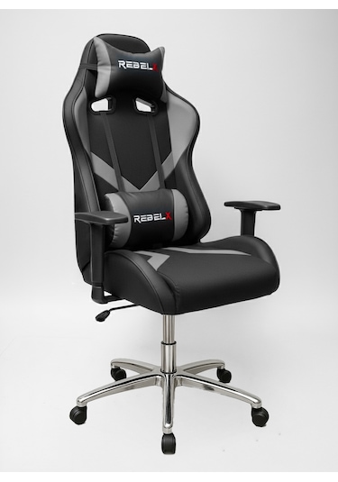 Oyuncu Koltuğu Basic Krom Ayak Gri Renk