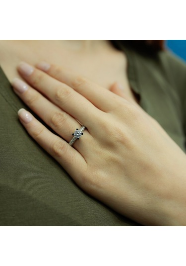 Lova Toplam 1,23 Karat Pırlanta Tektaş Yüzük - 1050167