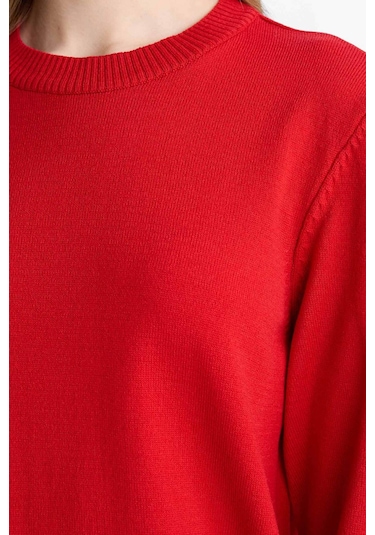 Defacto Regular Fit Bisiklet Yaka Tunik H3431az25wnrd59 Kırmızı