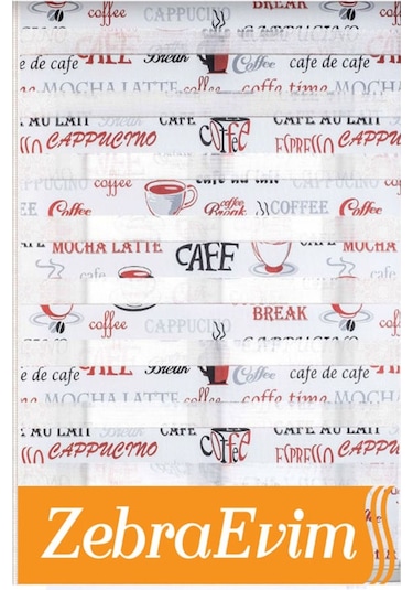 Zebraevim Cappuccino Zebra Perde Perde