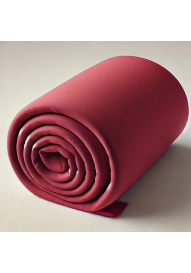 Lastikli %100 Pamuk Penye Çarşaf Tek Kişilik Bordo Bordo