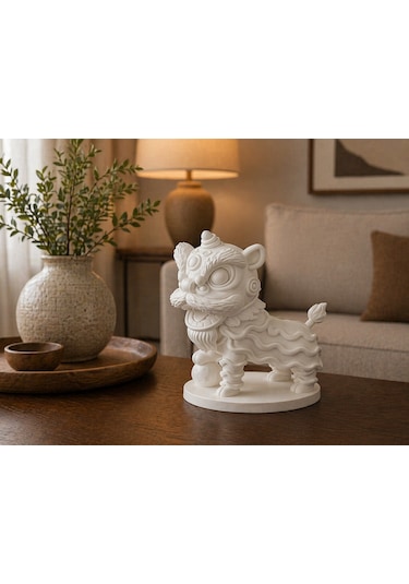Feng Shui Koruyucu Aslan Figürü Şans Koruma Ve Güç Enerjisi Dekor Objesi