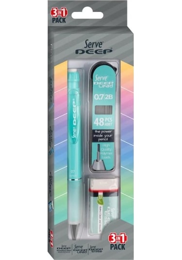 Serve Deep 3'lü Okul Seti Su Yeşili