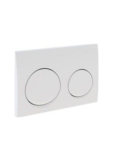 Geberit Alpha10 115.040.11.5 Kumanda Kapağı,Çift Basmalı,Beyaz