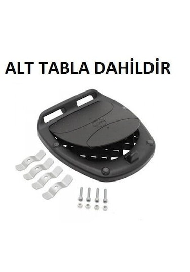 Kappa K466n Motosiklet Arka Çanta 46lt Siyah - Kırmızı