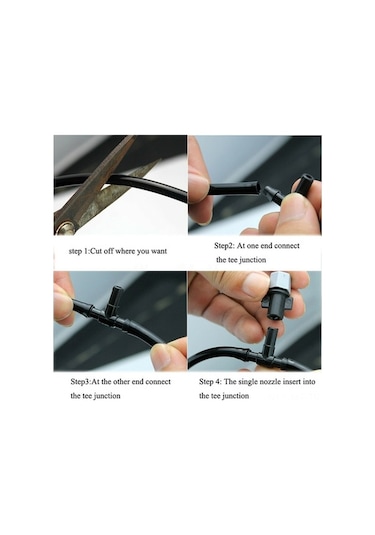 Trendooze Terası Sulama Su Sprinkler Soğutma Sistemi Sisleme Sisleme Mikro Hava Damlatma Başlıkları Bahçe 25m&30 Tn