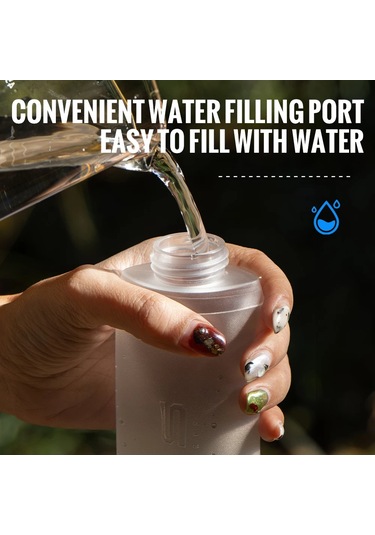 Wrels Yumuşak Şişe Katlanır Katlanabilir Su Şişesi Tpu Bpa Ücretsiz Açık Spor Dark Blue 500ml Dark Blue 500ml