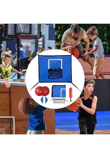Mini Basketballs İle Trambolin Basketbol Potası Trambolin