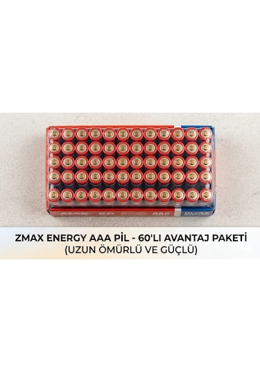 Maxx 60 Adet Aaa R03 İnce Pil 1.5 V