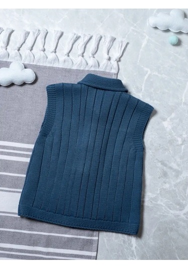 Lana&co Bebekler İçin Yelek Yelek 86229350 Mavi