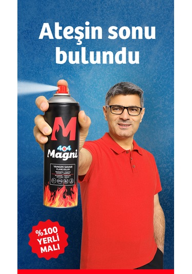 404 Magni Yangın Söndürücü Sprey 500 Ml 30lu