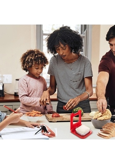 Ulzyvf Cbtx Kare Sandviç Kesici Kalıbı - Kırmızı Renk Şekil Kesici Kırmızı