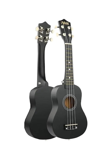 Midex UKX-901BK Siyah Soprano Ukulele (Askı Çanta Metod Pena)