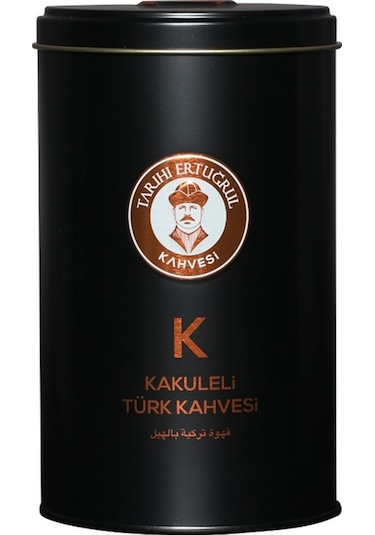 Tarihi Ertuğrul Kahvesi Kakuleli Türk Kahvesi Teneke 250 G