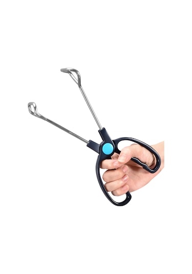 Konesam Kara Gümüş 25cm 430 Paslanmaz Çelik Abs Malzeme Barbekü-mangal-yemek Kolu Çok Renkli